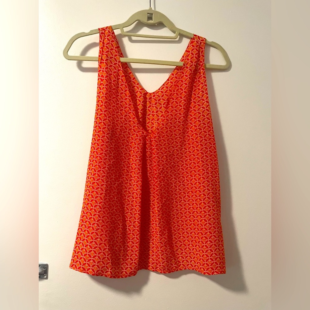 V neck silk blouse